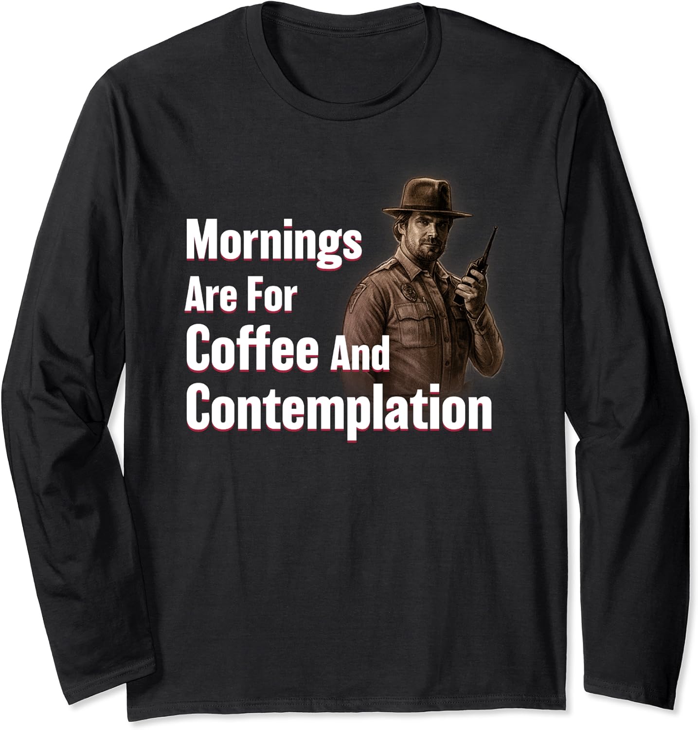 Comment Regarder Stranger Things Sans Netflix Gratuit Netflix Stranger Things Hopper Coffee And Contemplation Manche Longue